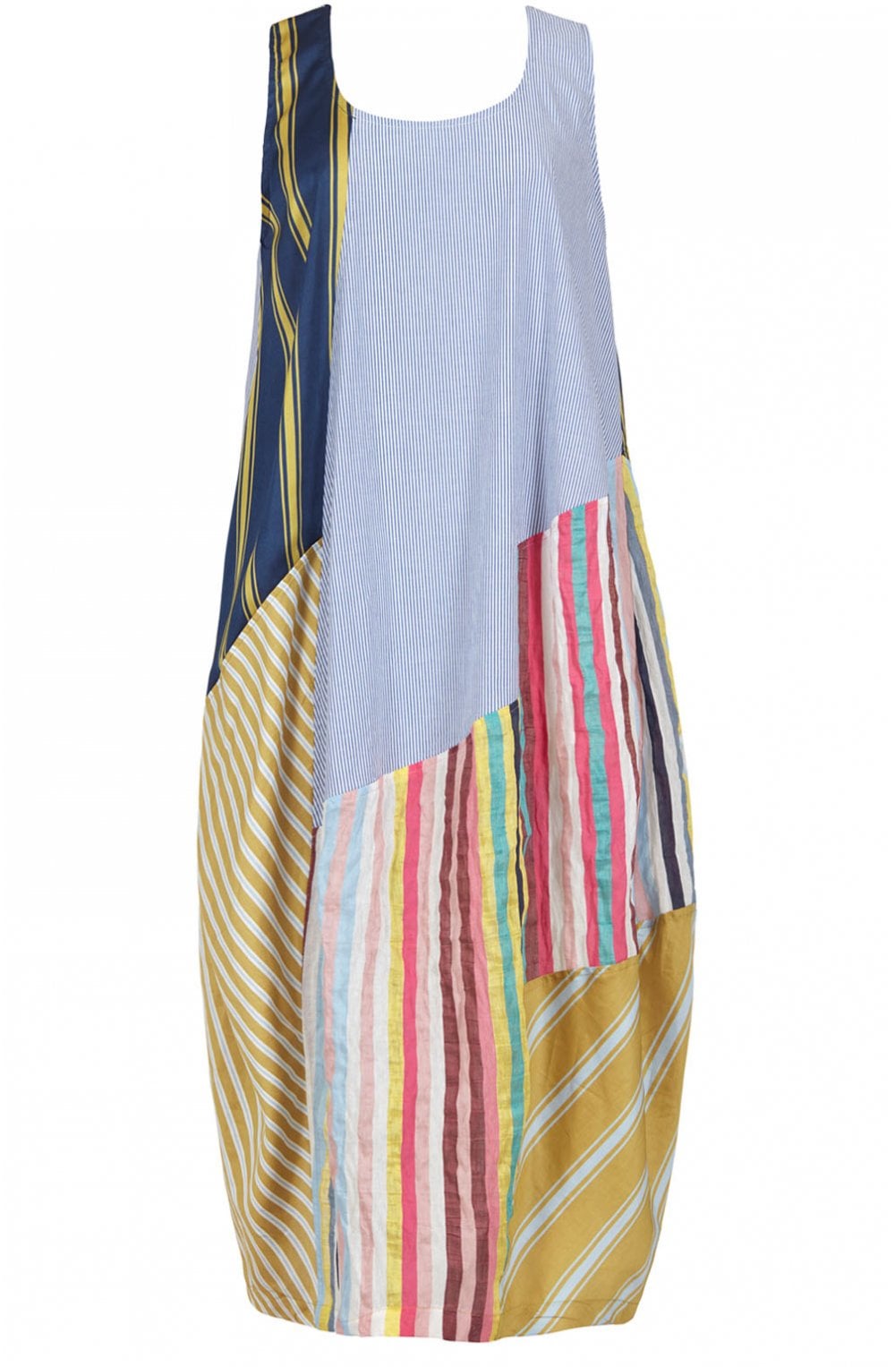 Striped Patchwork Dress