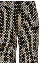 Tan and Black Brienne Hive Mid Rise Trousers