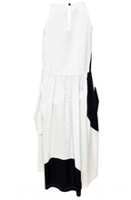 Urban Black & White Pocket Dress