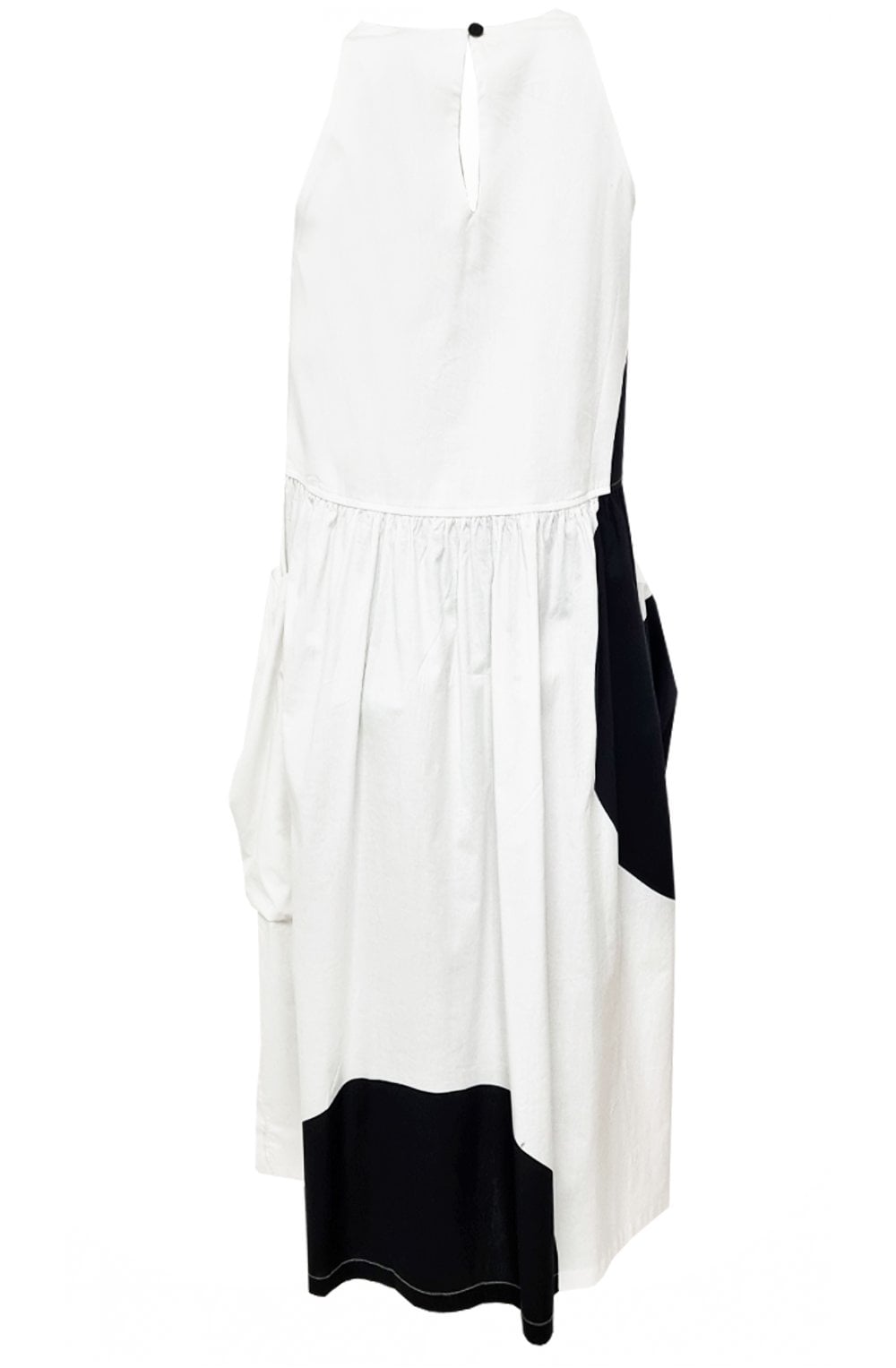 Urban Black & White Pocket Dress
