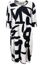 Urban Black & White Print Dress