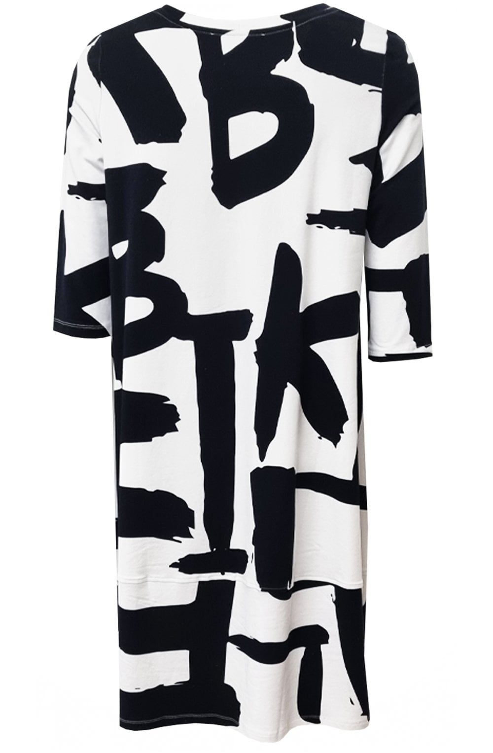 Urban Black & White Print Dress