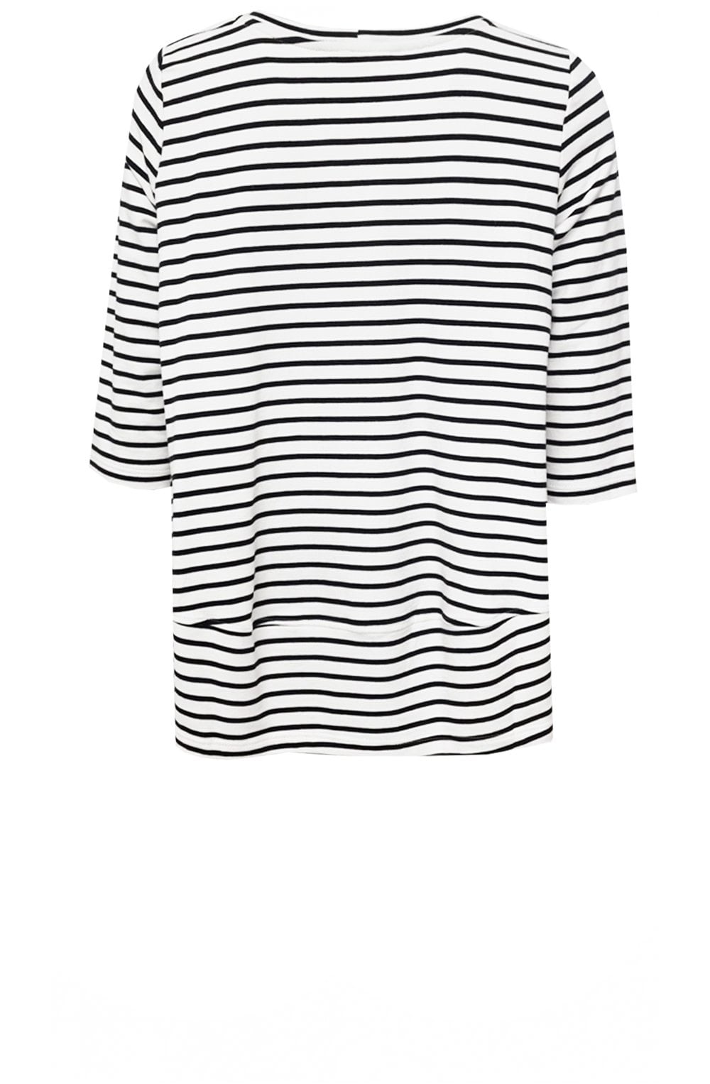 Urban Black & White Striped Top