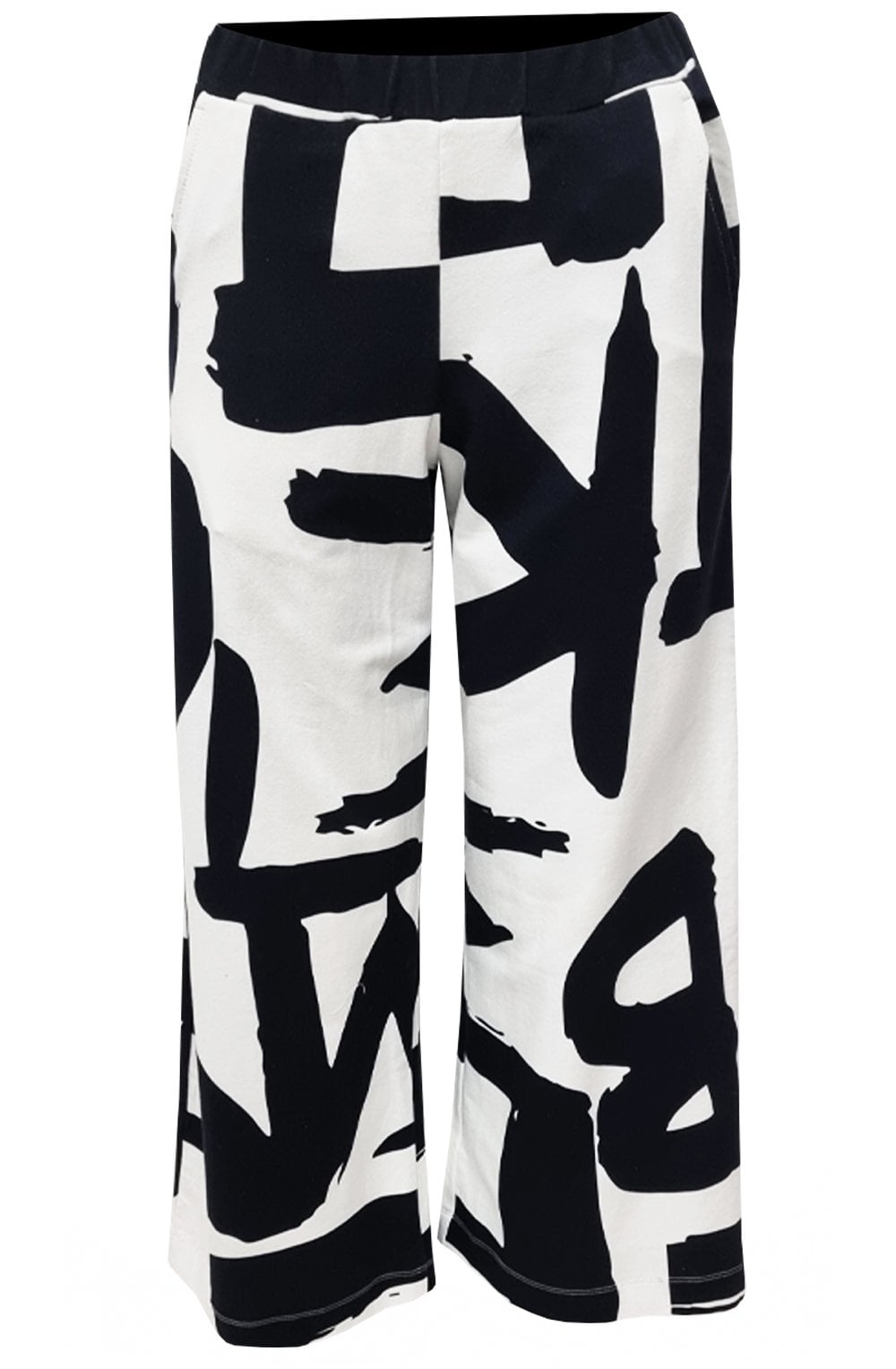 Urban Black & White Trousers