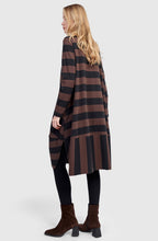 Urban Moxy Brown and Black Cocoon Dress