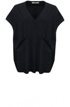 Urban Oversized Black Vest with Pockets