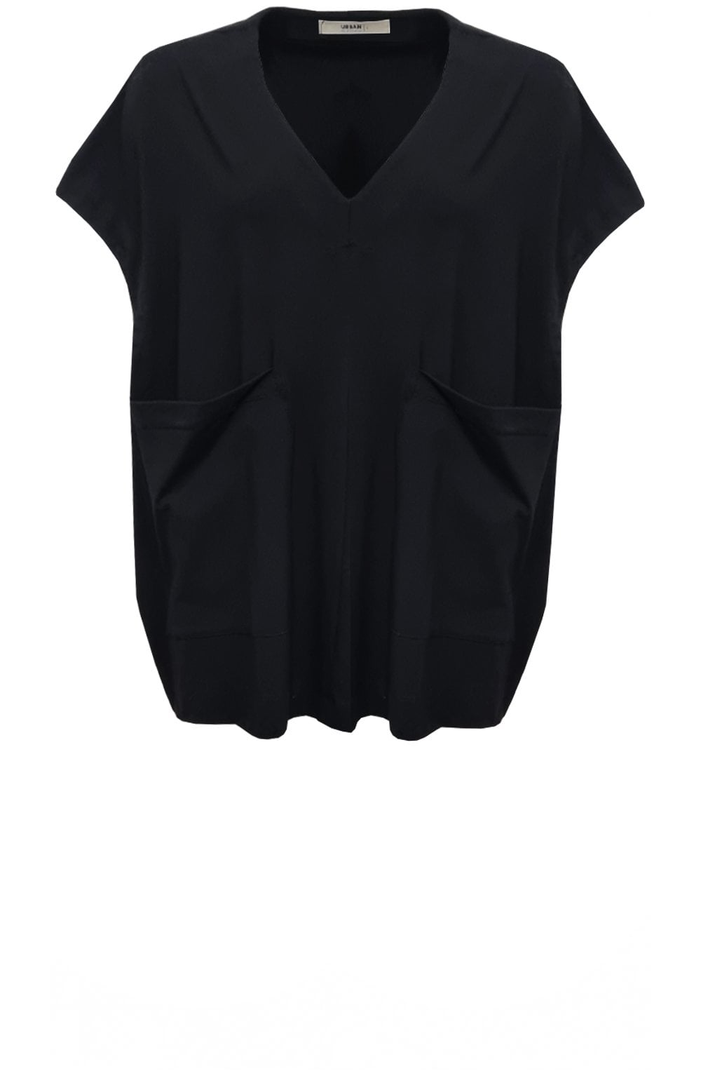 Urban Oversized Black Vest with Pockets