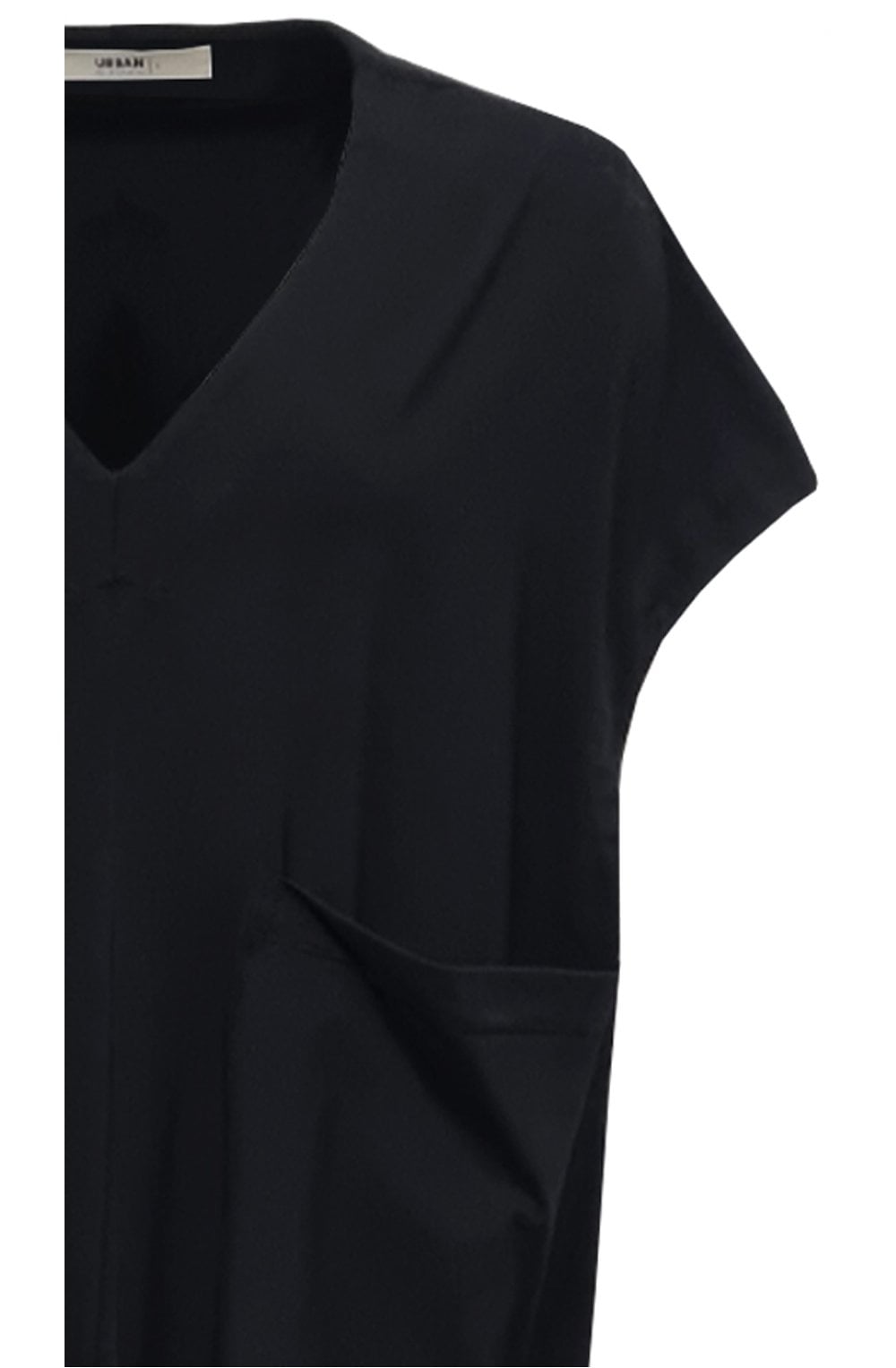 Urban Oversized Black Vest with Pockets