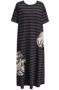 Urban Stripe and Moon Maxi Dress