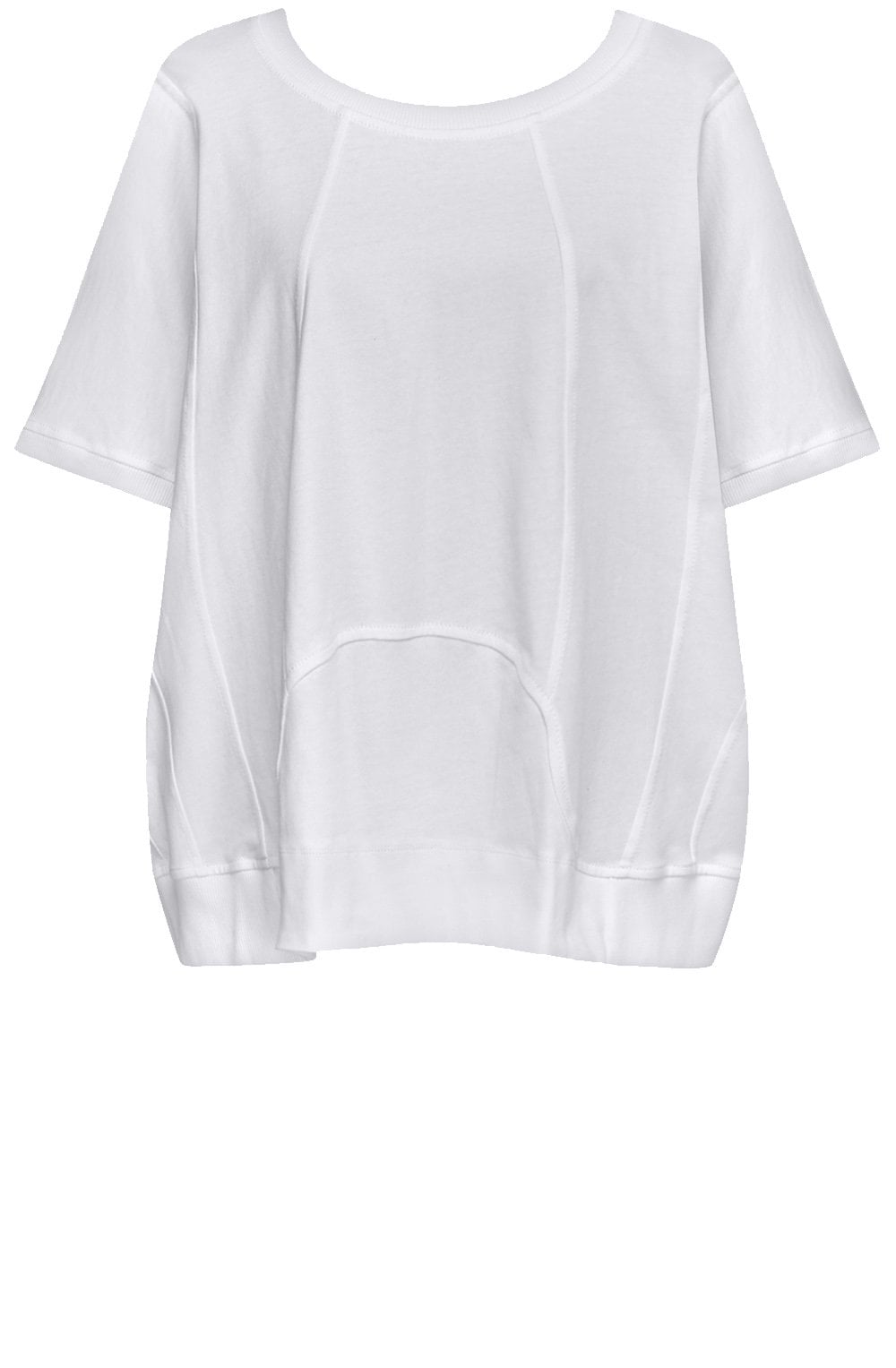 White Urban Sphinx Cotton T Shirt
