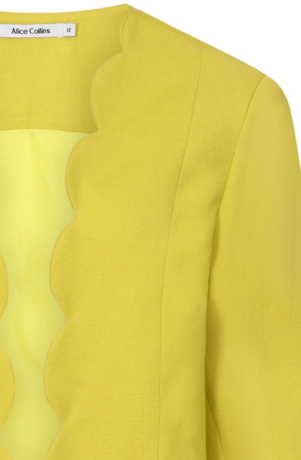 Apple Green Cora Scallop Jacket
