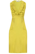 Apple Green Kelly Ruffle Dress