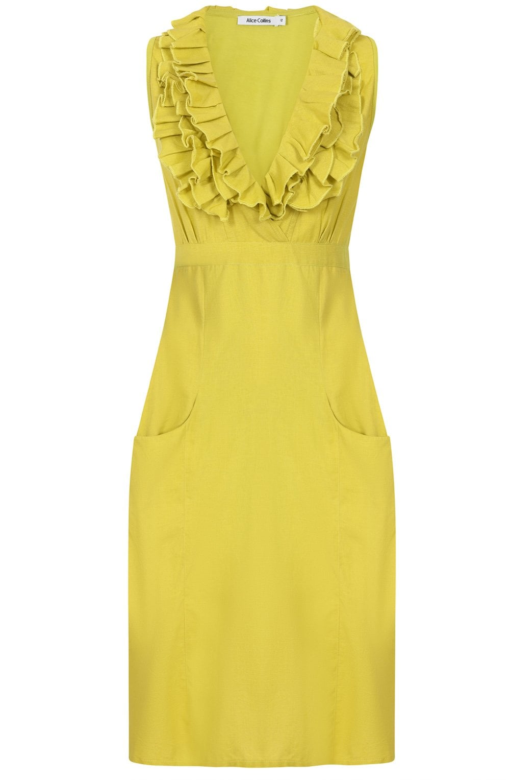 Apple Green Kelly Ruffle Dress