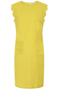 Apple Green Scalloped April Dress