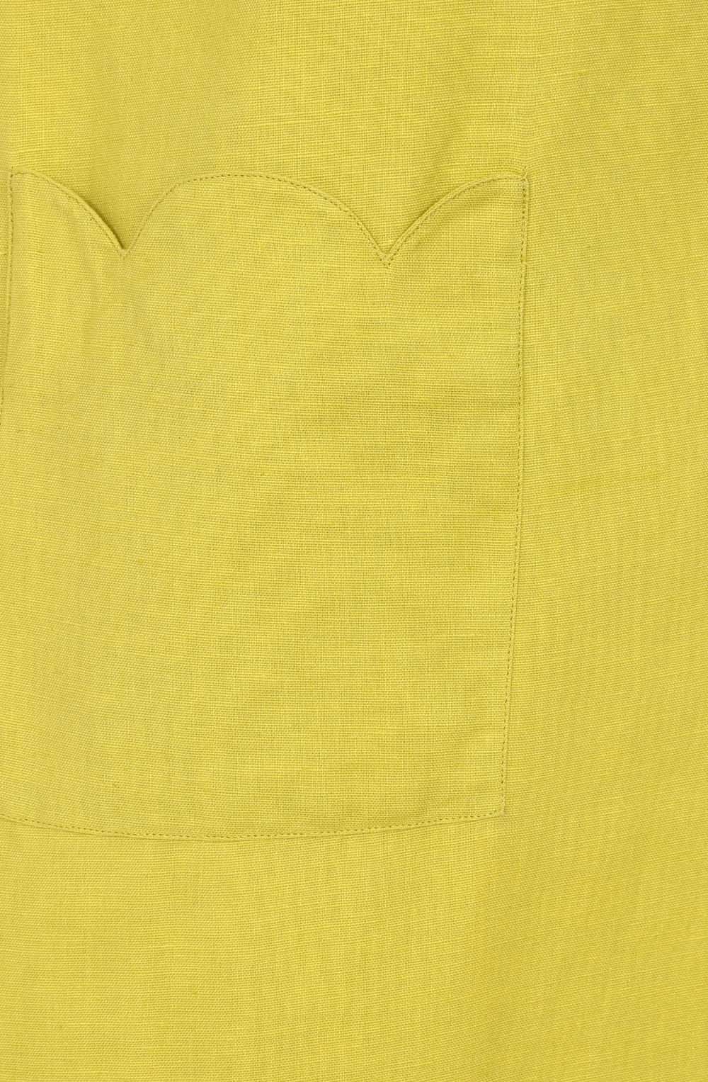 Apple Green Scalloped April Dress