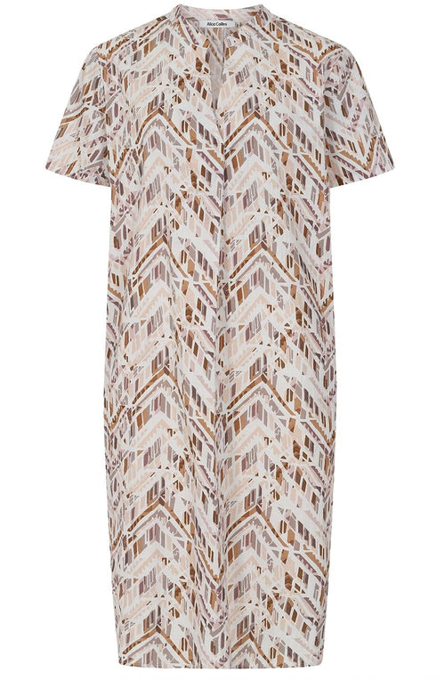 Aztec Latte Whitney Dress