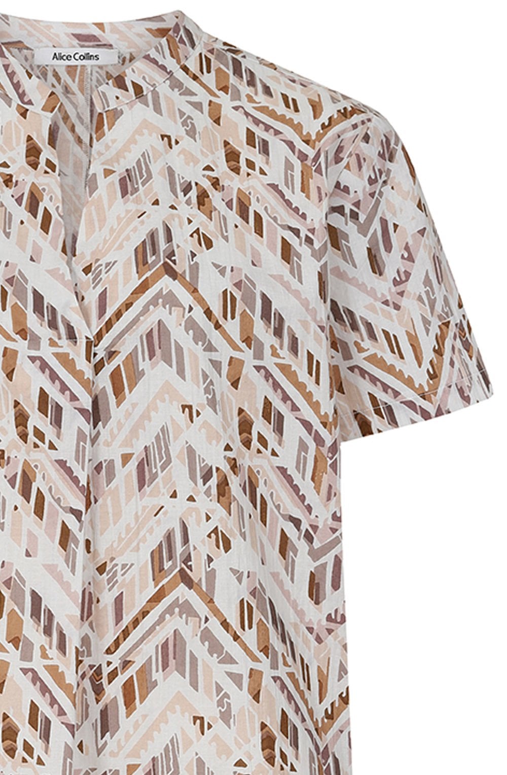Aztec Latte Whitney Dress