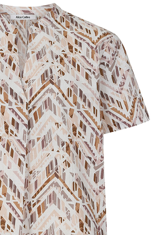 Aztec Latte Whitney Dress