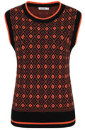 Black and Flame Caitlin Slip Over