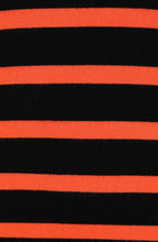 Black and Flame Padstow Hooded Pullover