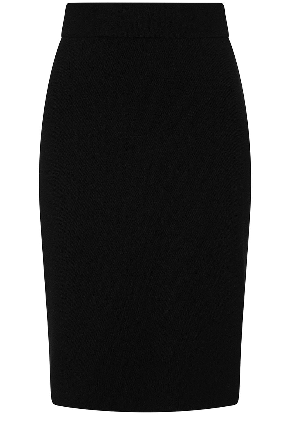 Black Knitted Knee Length Karlie Skirt