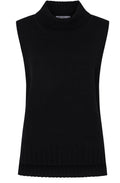 Black Knitted Polo Neck Wendy Slip