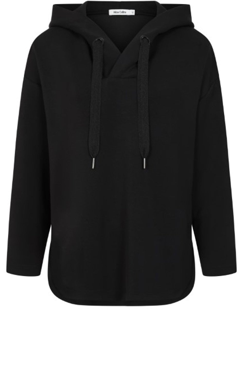 Black Luxury Jersey Stella Hoodie