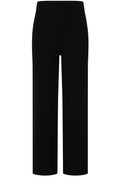 Black Wide Leg Knitted Karlie Trousers