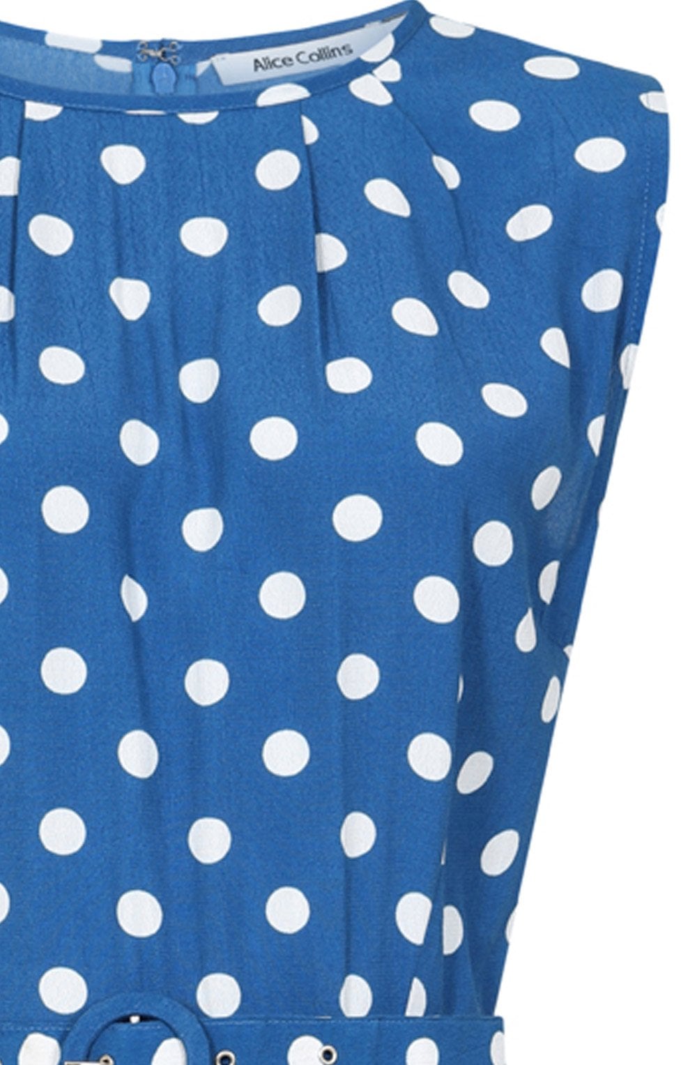 Blue Polka Julia Dress
