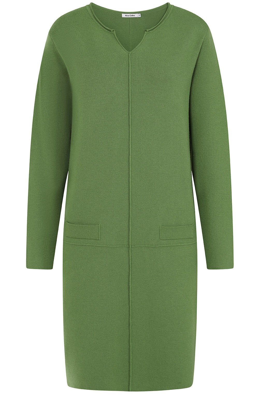 Cactus Green Knitted Vanessa Dress
