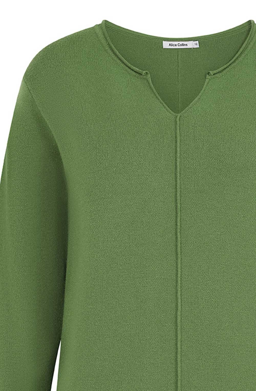 Cactus Green Knitted Vanessa Dress