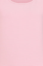 Chalk Pink and White Pinstripe Vest