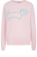 Chalk Pink Sausage Dog Jumper
