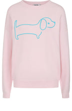 Chalk Pink Sausage Dog Jumper