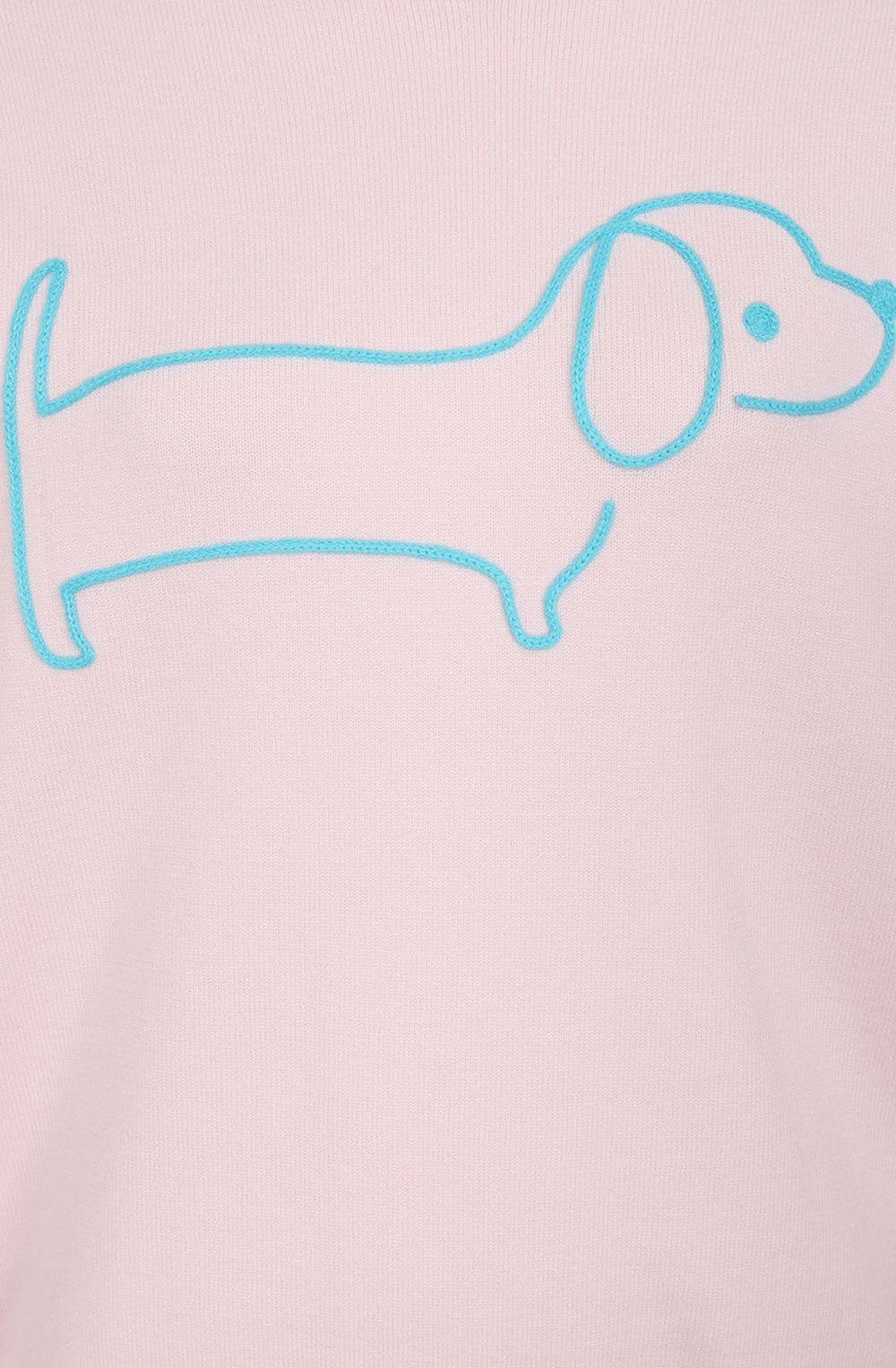 Chalk Pink Sausage Dog Jumper
