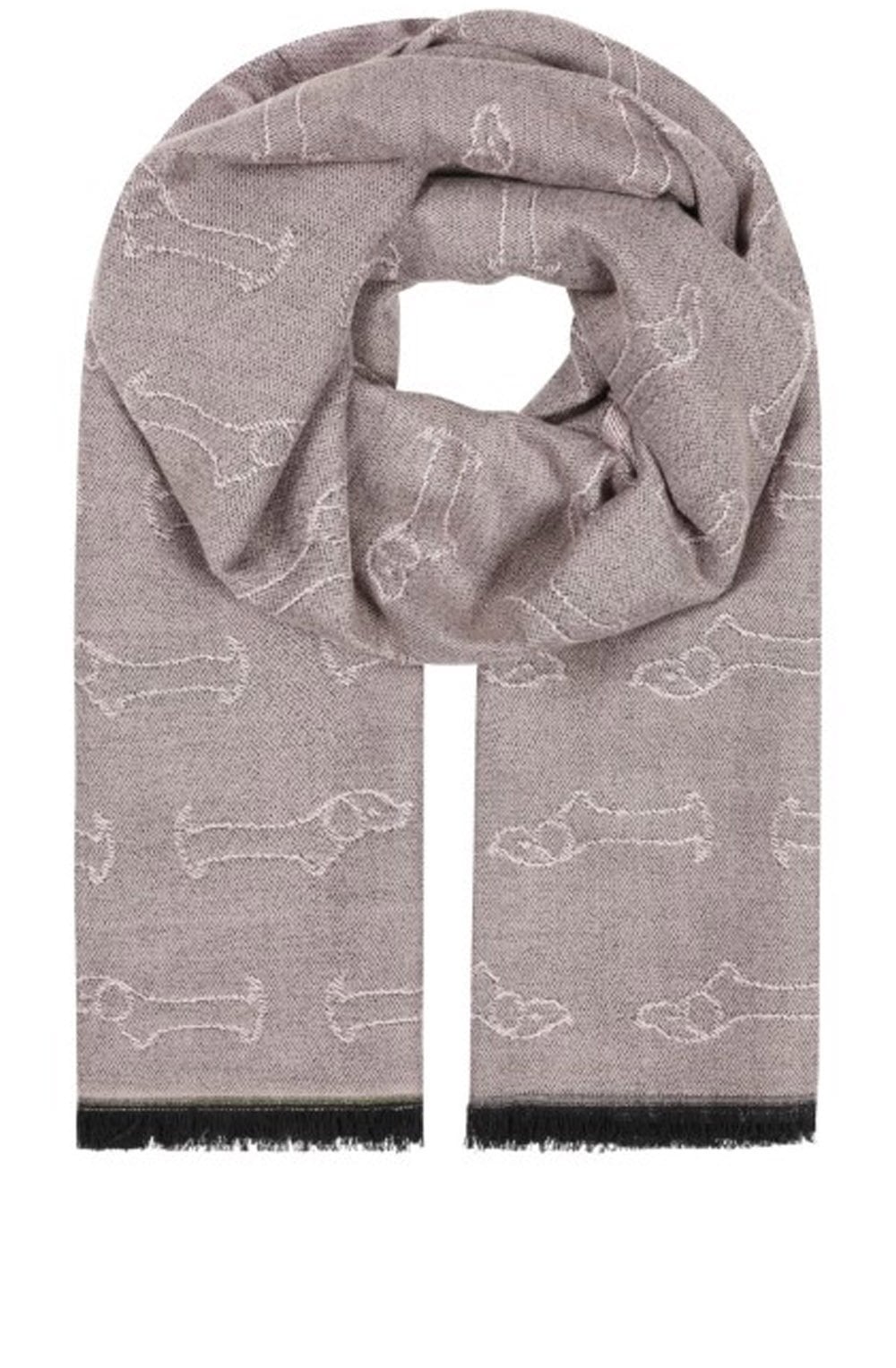 Chalk Pink Sausage Dog Scarf