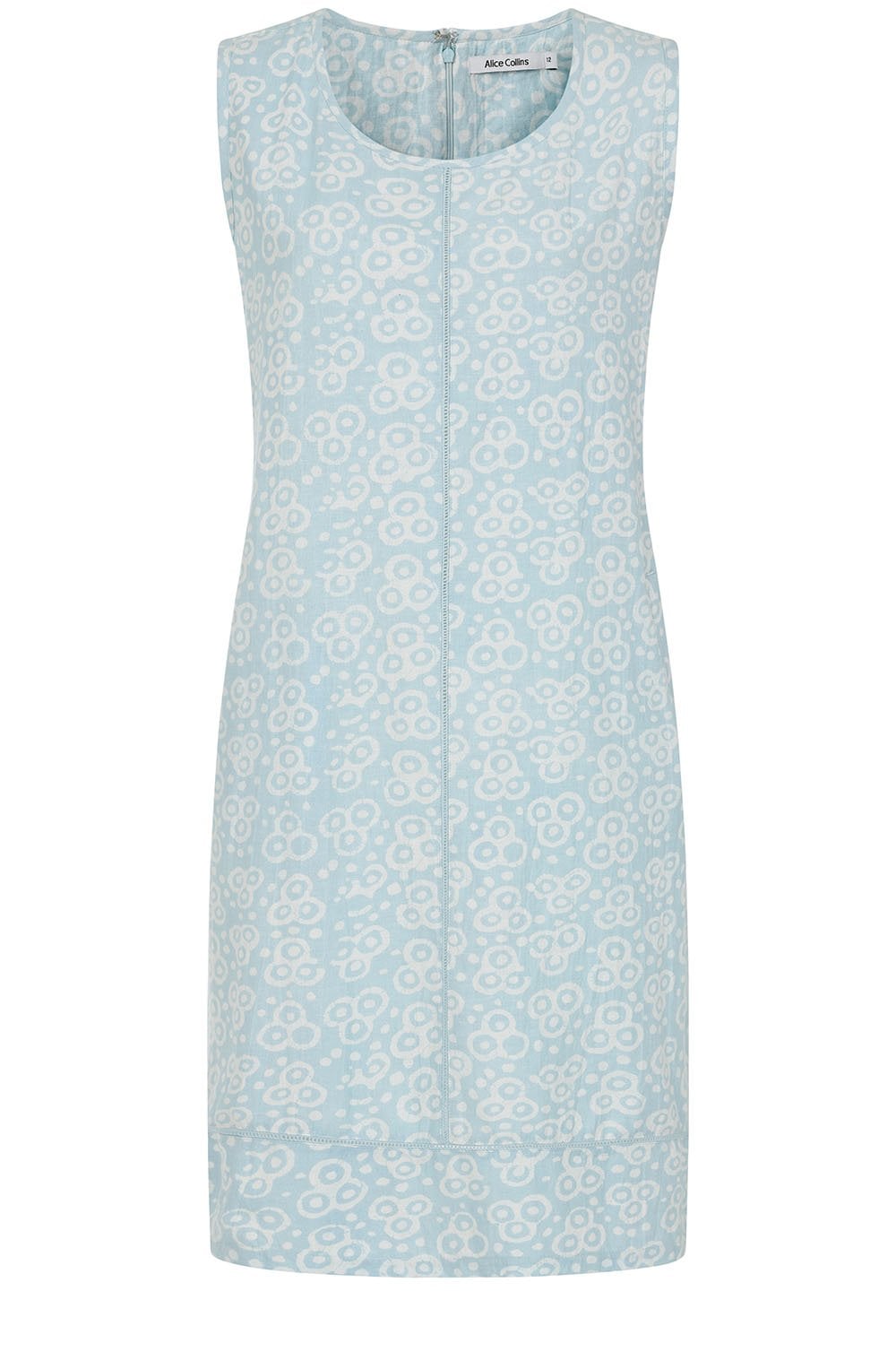 Circle Chalk Blue Harriet Dress