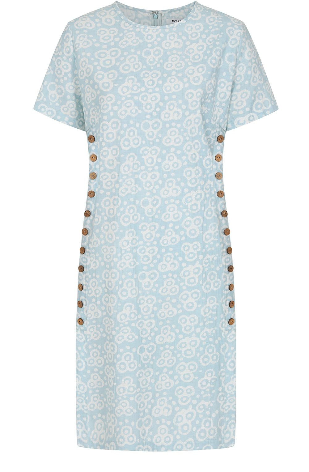 Circle Chalk Blue Kylie Dress