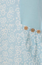 Circle Chalk Blue Shaped Hettie Dress