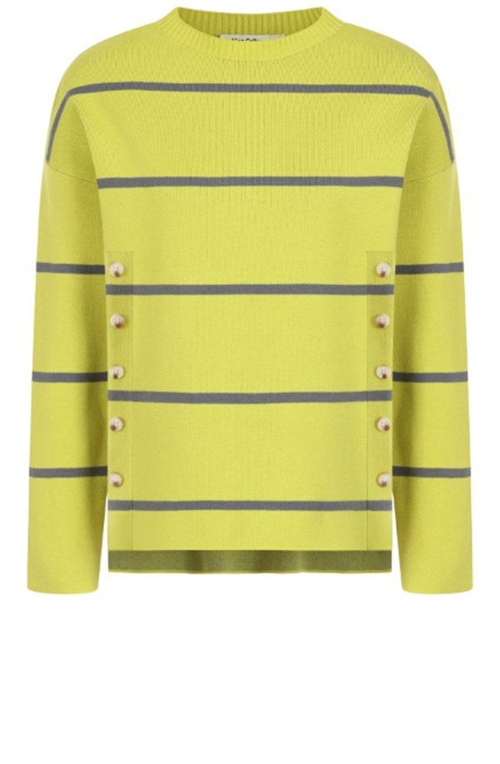 Citronelle and Storm Button Side Karlie Pullover