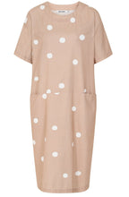 Dana Latte and Wild Oat Front Pocket Dress