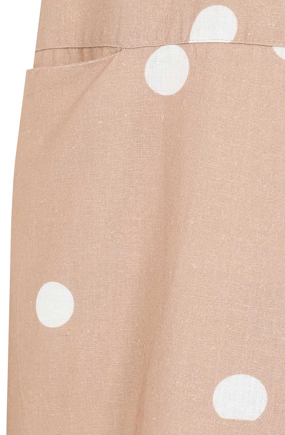 Dana Latte and Wild Oat Front Pocket Dress