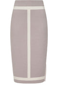 Dove and Wild Oat Knitted Poppy Skirt