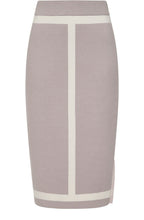 Dove and Wild Oat Knitted Poppy Skirt