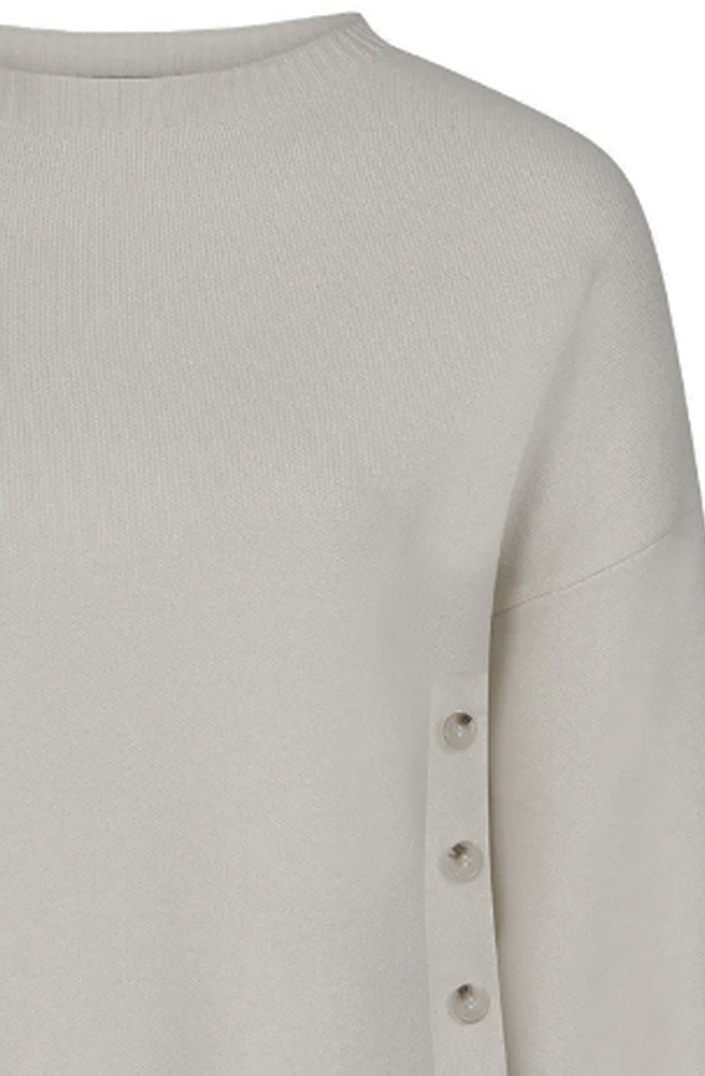 Dove Button Side Karlie Pullover