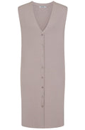 Dove Longline Sleeveless Karlie Cardigan