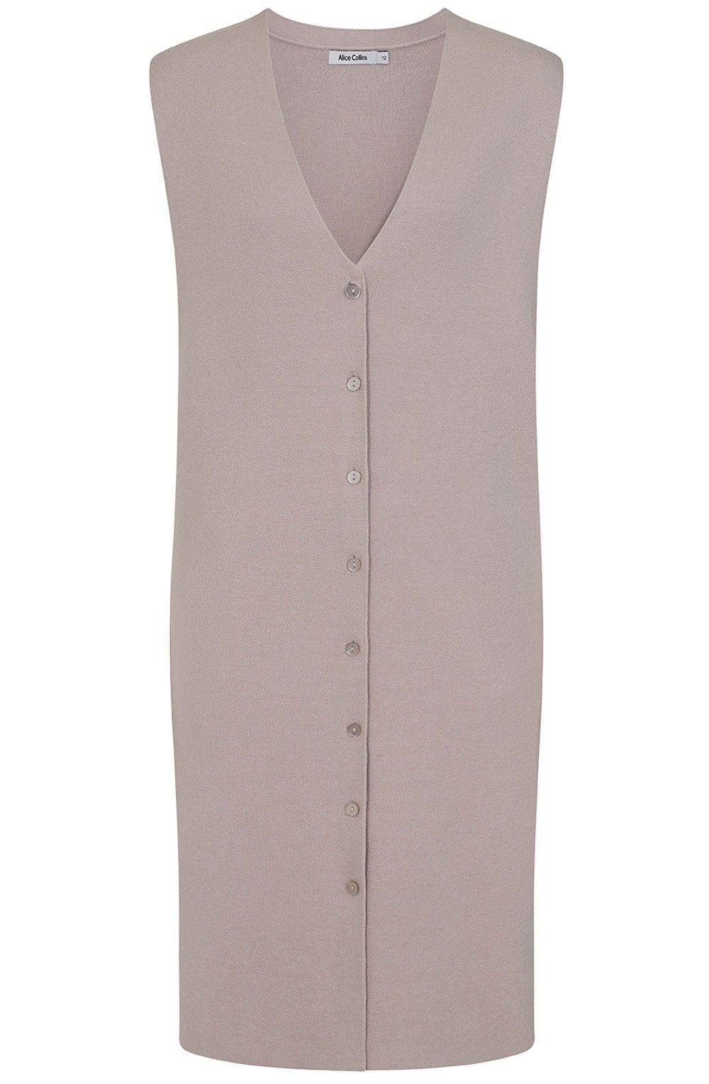 Dove Longline Sleeveless Karlie Cardigan