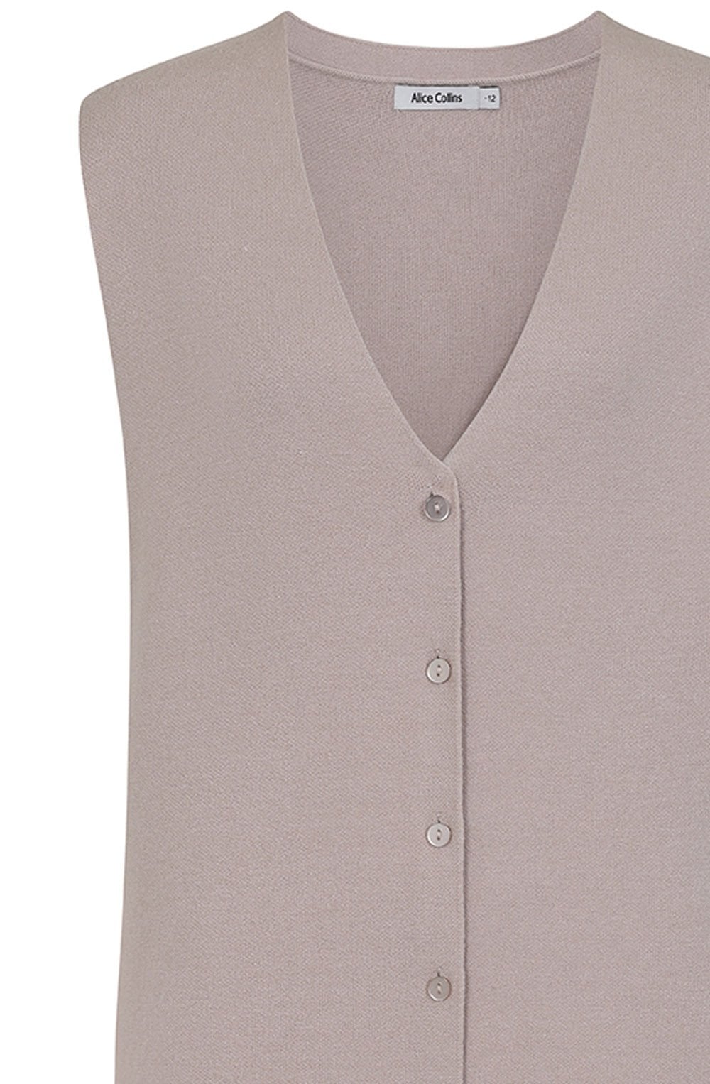 Dove Longline Sleeveless Karlie Cardigan