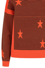 Flame and Black Una Pullover
