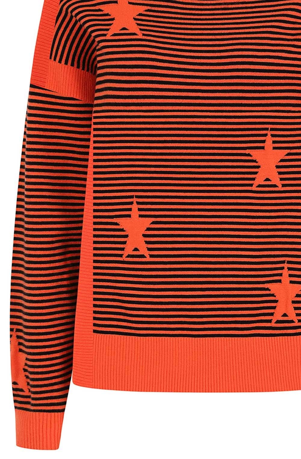Flame and Black Una Pullover